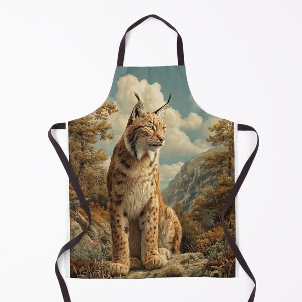 Item preview, Lynx in a Mountain Landscape designed and sold by PetsArt.