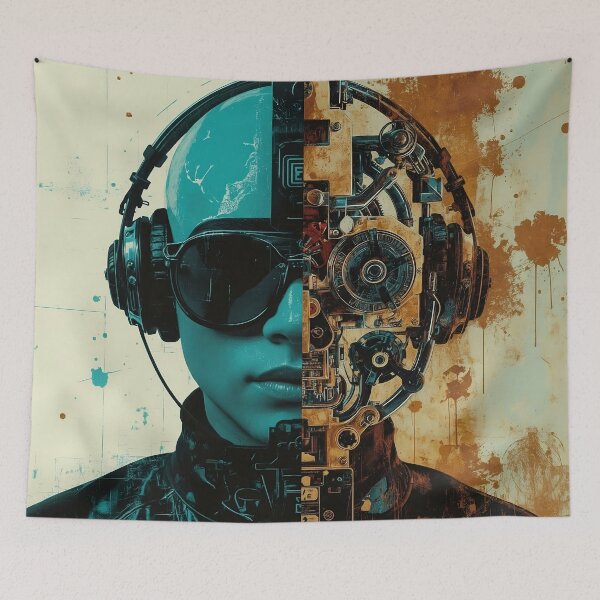 Item preview, Man meets machine designed and sold by Printerraworks.