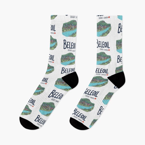 Item preview, Beleoil Quebec Canada Cute Colorful Skyline Landscape designed and sold by HowToCanadian.