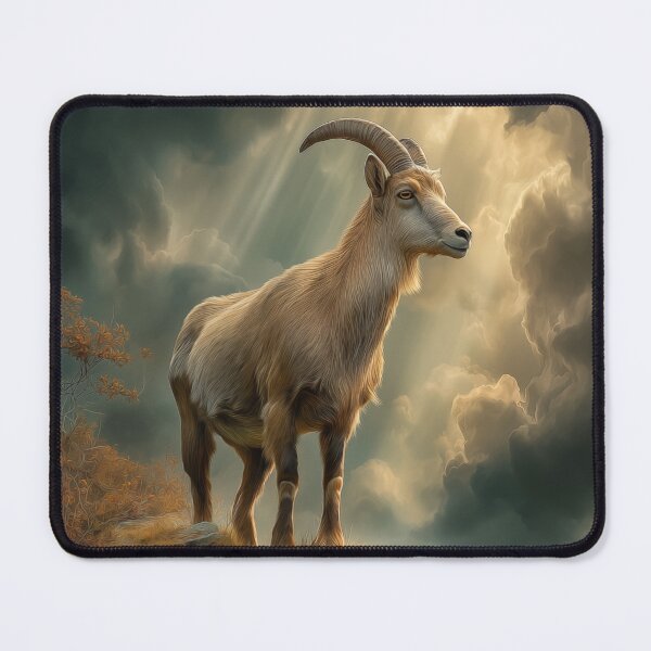 Item preview, Majestic Mountain Goat on a Cliff designed and sold by PetsArt.