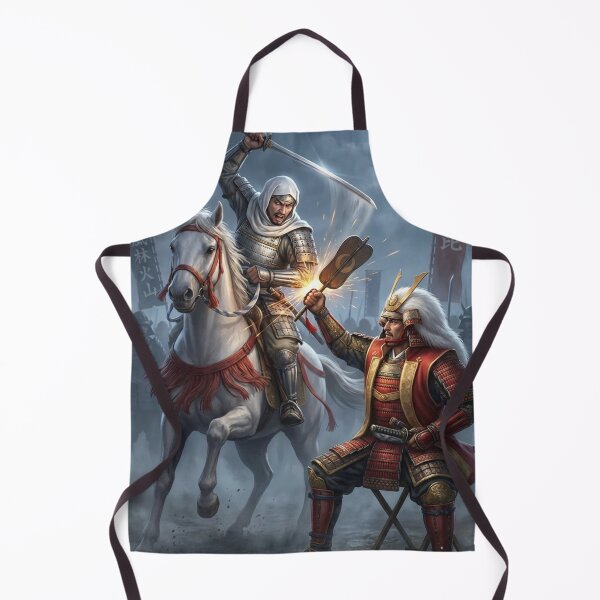 Item preview, Fuurinkazan Samurai Duel - Sengoku War Battle Under the Moon Japanese Historical Fantasy Art designed and sold by Mori-no-Akari.