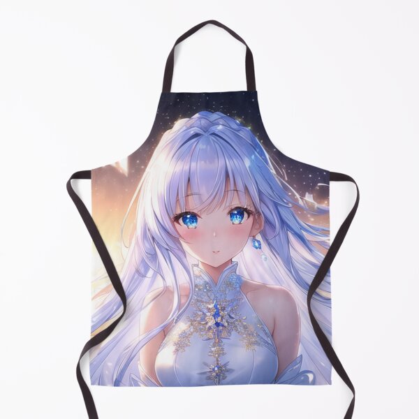 Item preview, The ice maiden with silver hair, enveloped in the twinkling of stardust and the brilliance of crystal designed and sold by Haru-Labo.