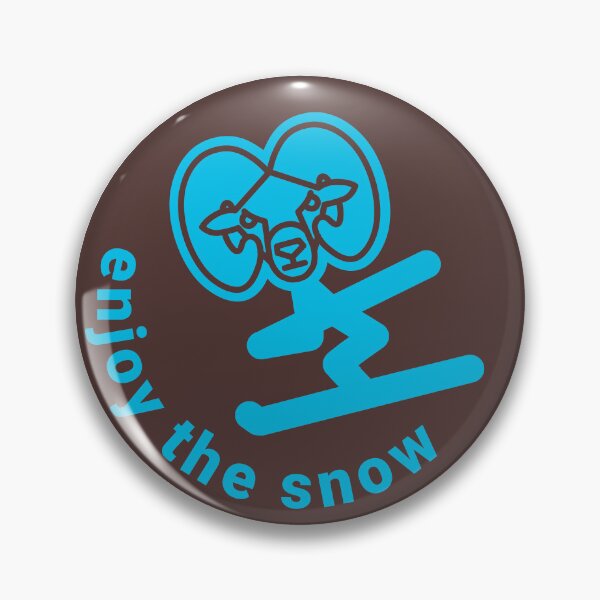 Item preview, Enjoy The Snow – Funny Mouflon Skier designed and sold by PhokaPhokich.