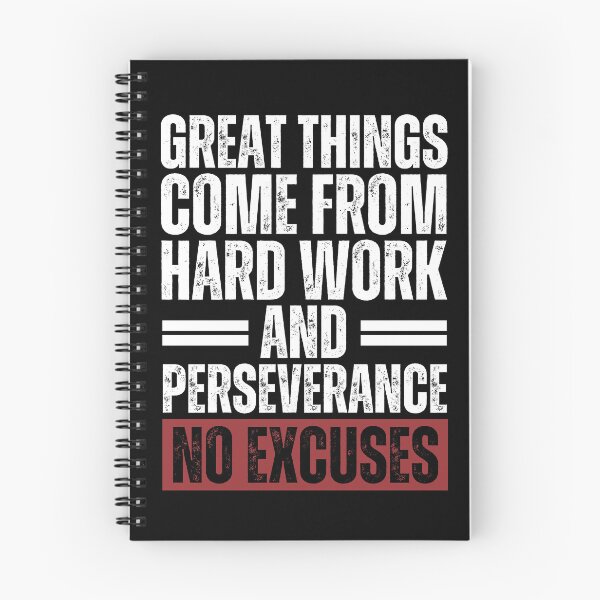 Item preview, Great things come from hard work and perseverance. No excuses designed and sold by Dondonmart.