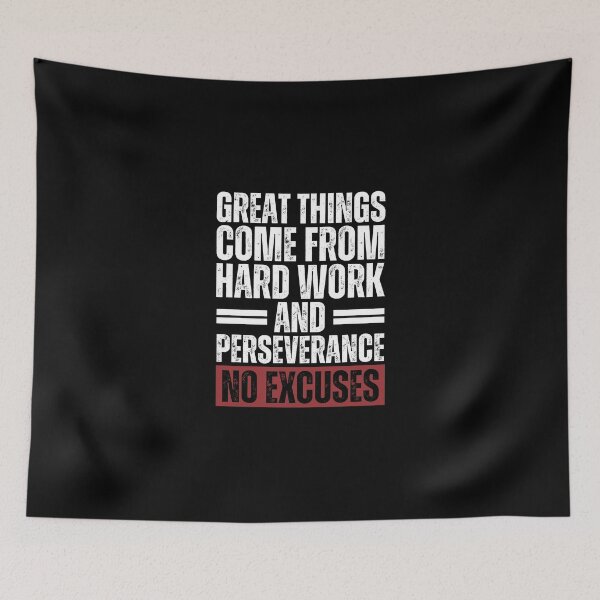Item preview, Great things come from hard work and perseverance. No excuses designed and sold by Dondonmart.