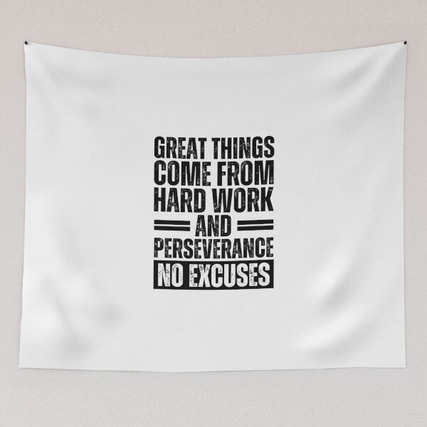 Item preview, Great things come from hard work and perseverance. No excuses designed and sold by Dondonmart.