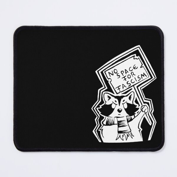 Item preview, Trashpanda no space for fascism designed and sold by Ylfa Art.