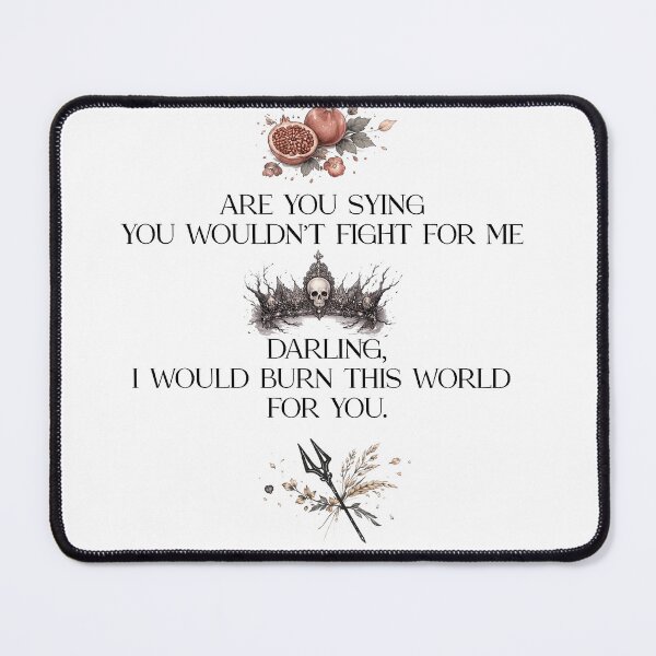 Item preview, BookTok Dark Romance Aesthetic – Hades & Persephone Inspired A Touch of Darkness Mythology Design | Gothic Fantasy Illustration designed and sold by tiazre.