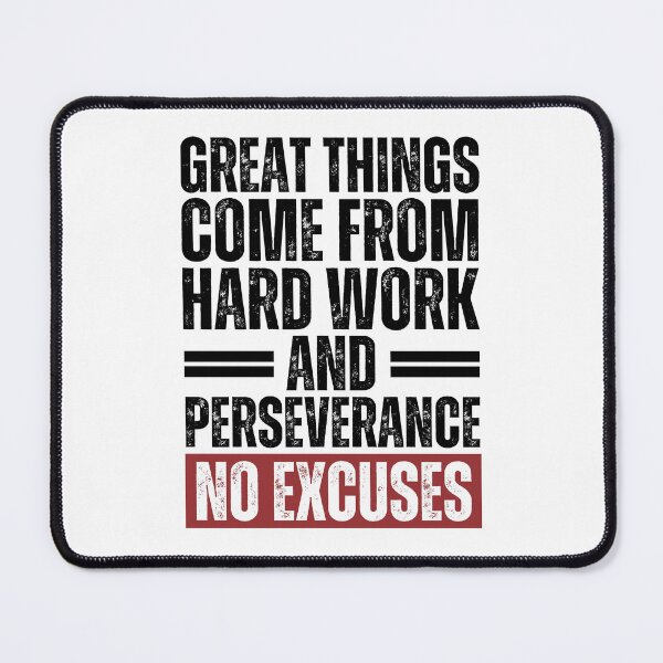 Item preview, Great things come from hard work and perseverance. No excuses designed and sold by Dondonmart.