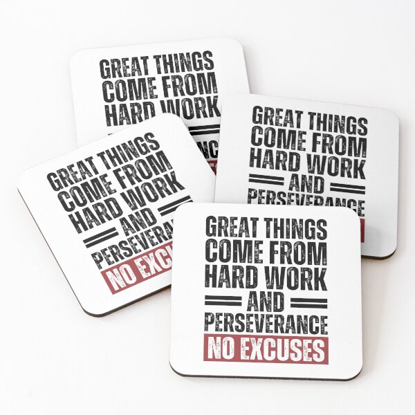 Item preview, Great things come from hard work and perseverance. No excuses designed and sold by Dondonmart.