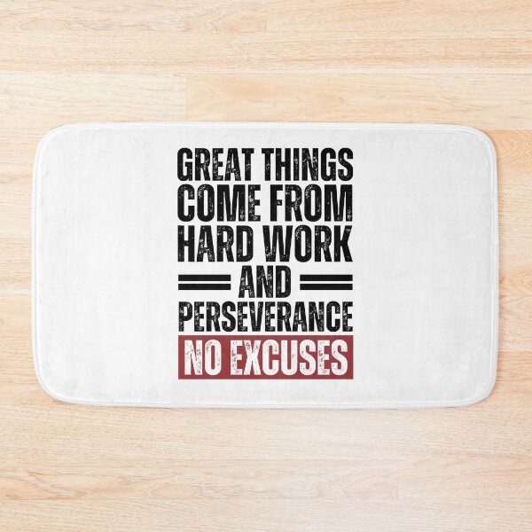 Item preview, Great things come from hard work and perseverance. No excuses designed and sold by Dondonmart.