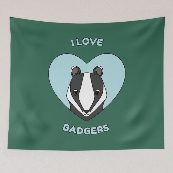Item preview, I LOVE BADGERS designed and sold by HugSomeNettles.