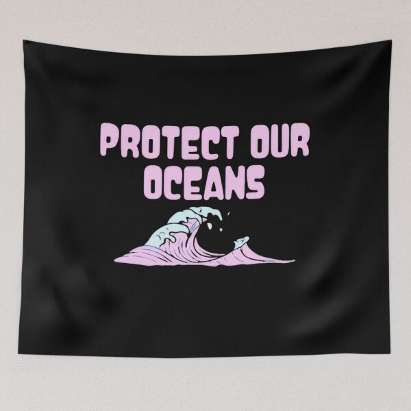 Item preview, Protect Our Oceans and Inspire Environmental Responsibility designed and sold by SkeletonsDanger.