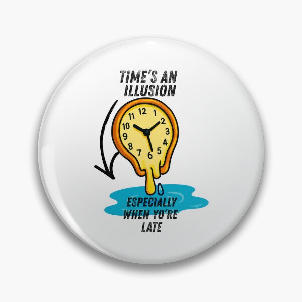 Item preview, Time's an illusion - funny surrealistic clock designed and sold by Reniferka Artifacts.