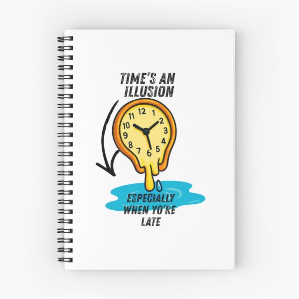 Item preview, Time's an illusion - funny surrealistic clock designed and sold by Reniferka Artifacts.