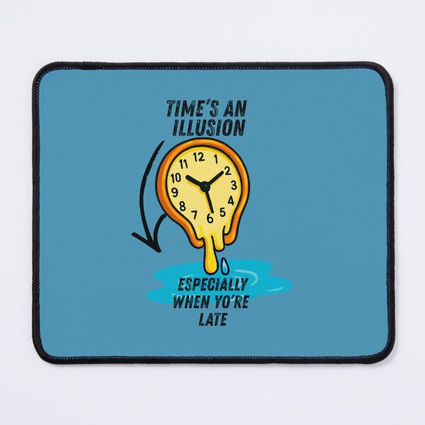 Item preview, Time's an illusion - funny surrealistic clock designed and sold by Reniferka Artifacts.