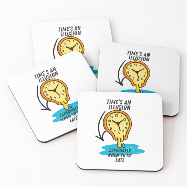 Item preview, Time's an illusion - funny surrealistic clock designed and sold by Reniferka Artifacts.