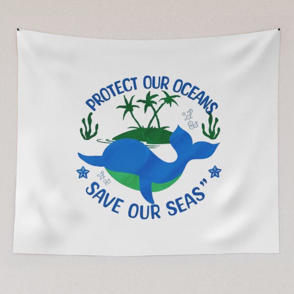 Item preview, Protect Our Oceans and Restore Marine Ecosystems designed and sold by SkeletonsDanger.