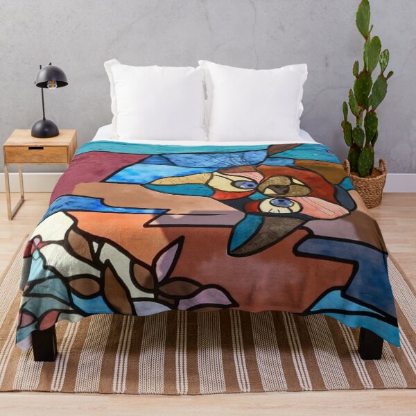 Item preview, Chat Pitre (Spring) Stained glass for "Vertical" throw designed and sold by CLC-Créations-974.
