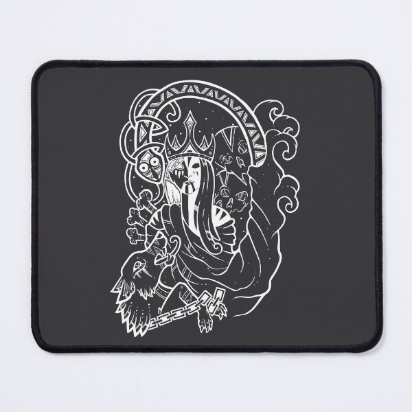 Item preview, Loki's children - Hel, Fenrir and Jörmungandr designed and sold by Ylfa Art.