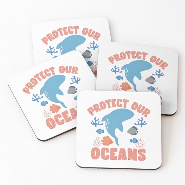 Item preview, Protect Our Oceans and Celebrate Ocean Wildlife designed and sold by SkeletonsDanger.
