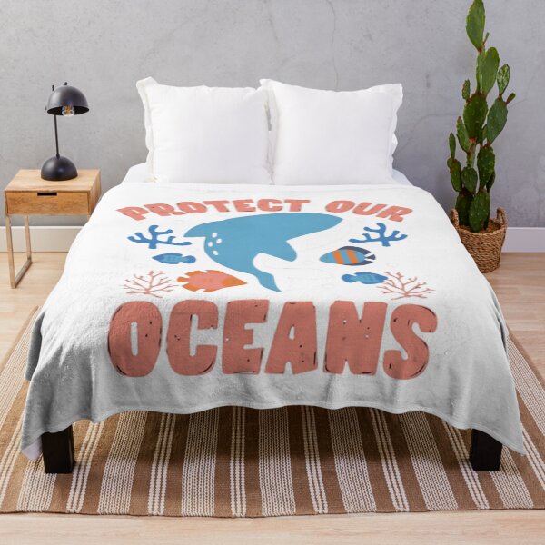 Item preview, Protect Our Oceans and Celebrate Ocean Wildlife designed and sold by SkeletonsDanger.