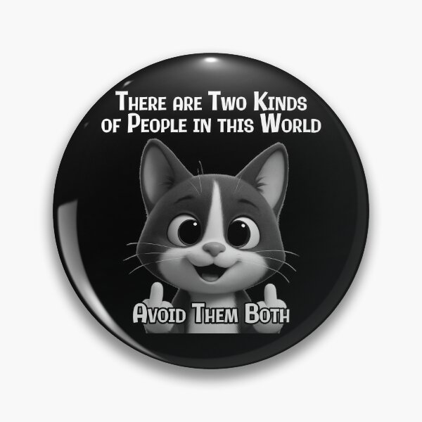 Item preview, Funny Antisocial Cat - Avoid People Introvert Meme designed and sold by A-T-H.