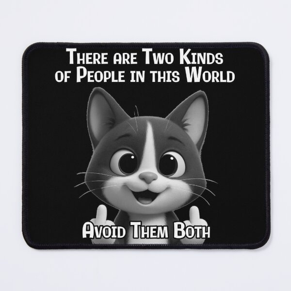 Item preview, Funny Antisocial Cat - Avoid People Introvert Meme designed and sold by A-T-H.