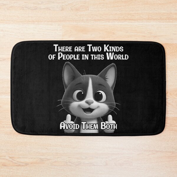 Item preview, Funny Antisocial Cat - Avoid People Introvert Meme designed and sold by A-T-H.