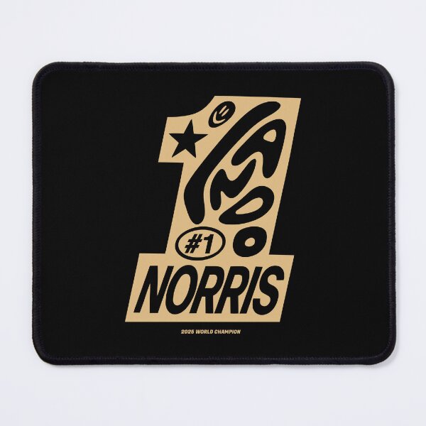 Artikelvorschau, Lando Norris McLaren Formel-1-Weltmeister 2025 Gold Design entworfen und verkauft von Novaque.