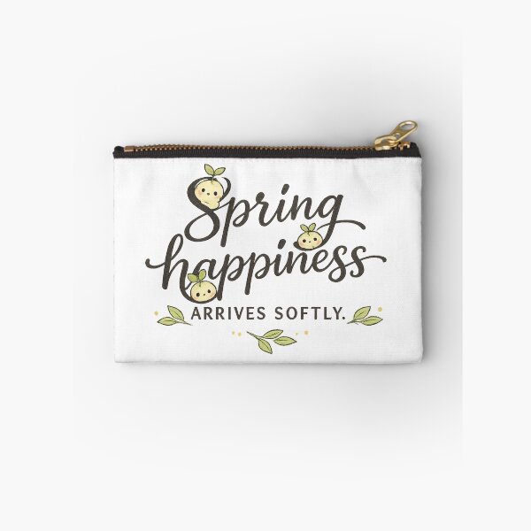 Item preview, Spring Happiness Arrives Softly – Cute Sprout Character Typography Design designed and sold by Moonya26.