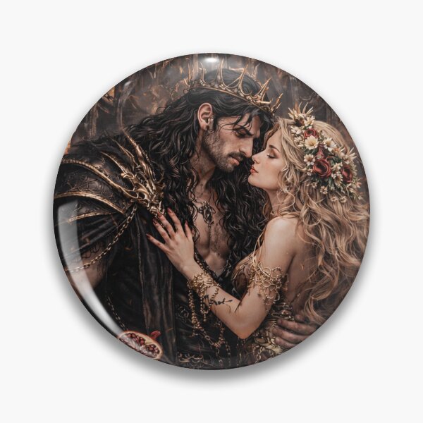 Item preview, Hades & Persephone Dark Romance Art – Gothic Greek Mythology Lovers Illustration | Underworld Fantasy Aesthetic designed and sold by tiazre.