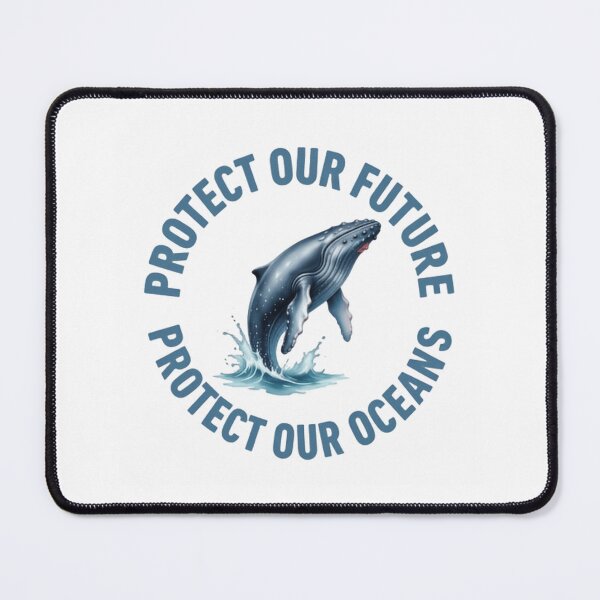 Item preview, Protect Our Oceans and Keep Waters Clean Whales designed and sold by SkeletonsDanger.