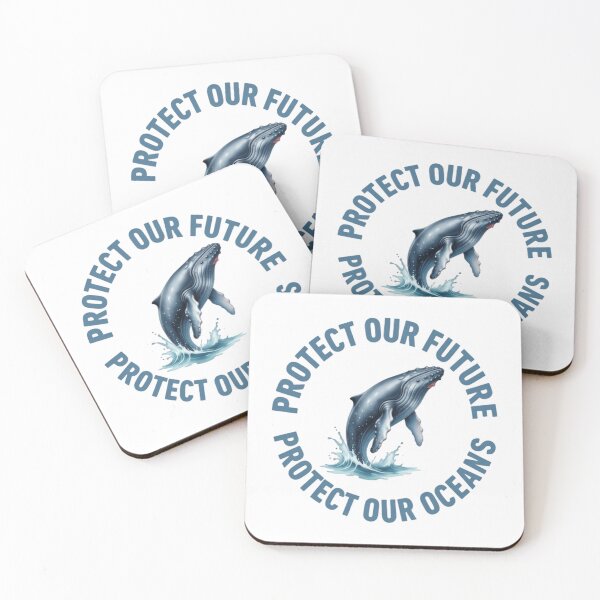 Item preview, Protect Our Oceans and Keep Waters Clean Whales designed and sold by SkeletonsDanger.