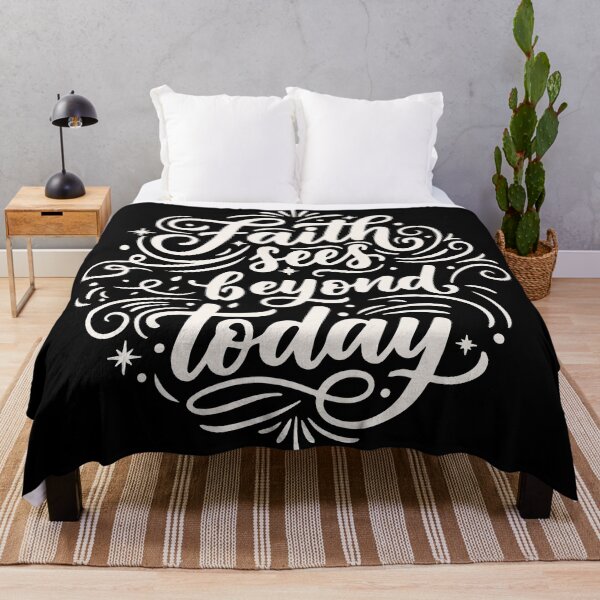 Item preview, Faith Sees Beyond Today – Christian Hope & Trust God Design designed and sold by Verse & Vibes.
