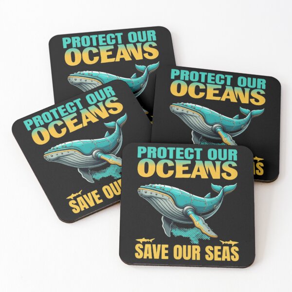 Item preview, Protect Our Oceans and Brighten the Future for Whales designed and sold by SkeletonsDanger.