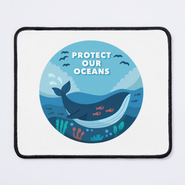 Item preview, Protect Our Oceans and Empower Ocean Conservation Whales designed and sold by SkeletonsDanger.