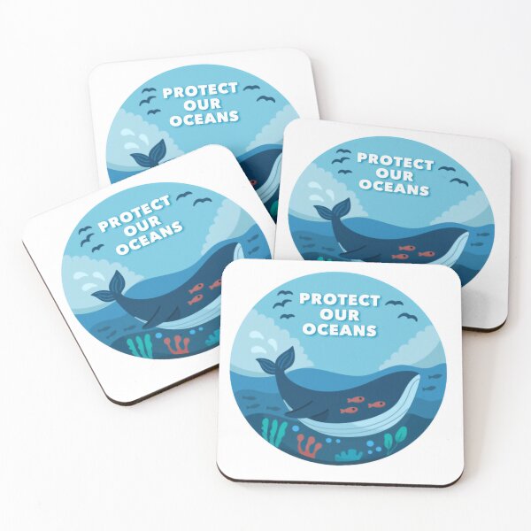 Item preview, Protect Our Oceans and Empower Ocean Conservation Whales designed and sold by SkeletonsDanger.