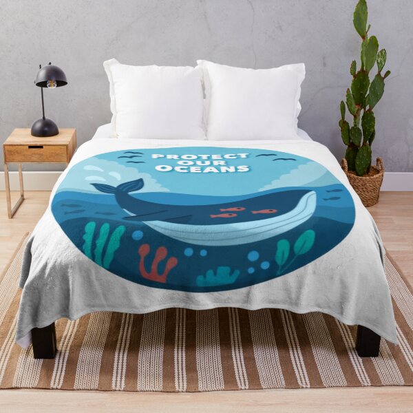 Item preview, Protect Our Oceans and Empower Ocean Conservation Whales designed and sold by SkeletonsDanger.
