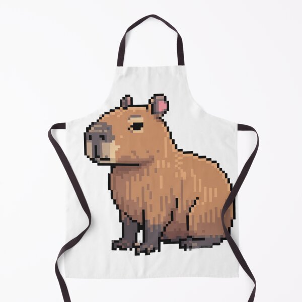 Item preview, Pixel Art Capybara (8-Bit Cute Rodent) T-Shirt Design designed and sold by JSArtDesign.