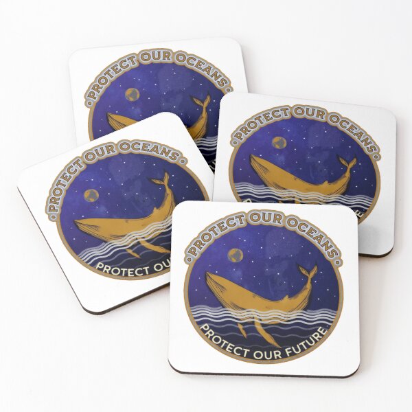 Item preview, Protect Our Oceans Protect Our Future Night Whale designed and sold by SkeletonsDanger.