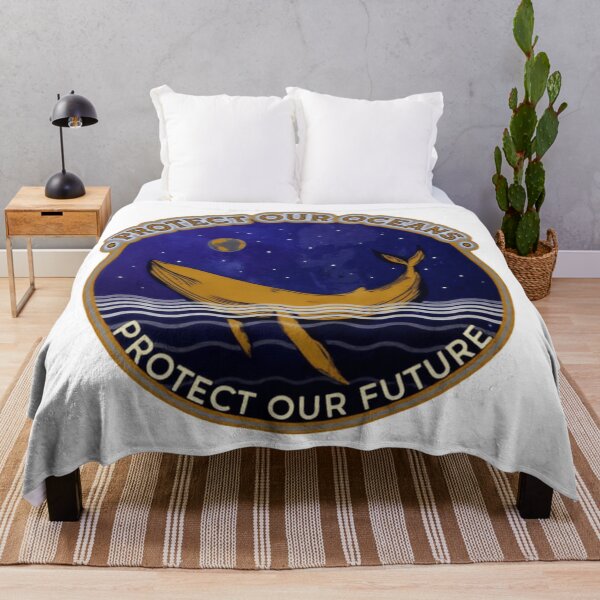 Item preview, Protect Our Oceans Protect Our Future Night Whale designed and sold by SkeletonsDanger.