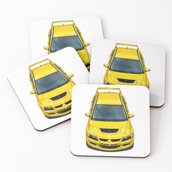 Item preview, Mitsubishi Lancer Evolution 8 Lightning Yellow designed and sold by TheMitsuGuy.