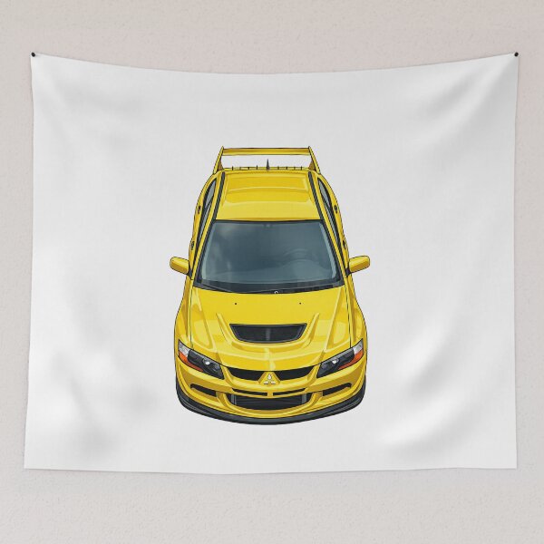 Item preview, Mitsubishi Lancer Evolution 8 Lightning Yellow designed and sold by TheMitsuGuy.