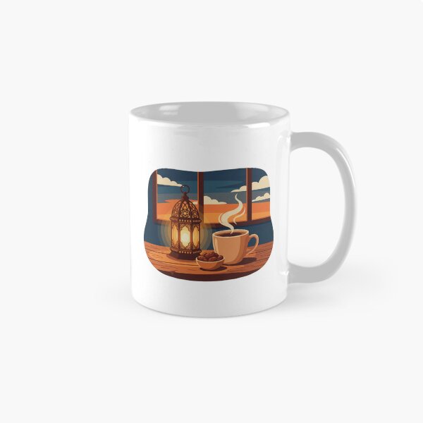 Item preview, Cozy Ramadan Nights: Coffee, Lantern & Dates Illustration designed and sold by chihab21.