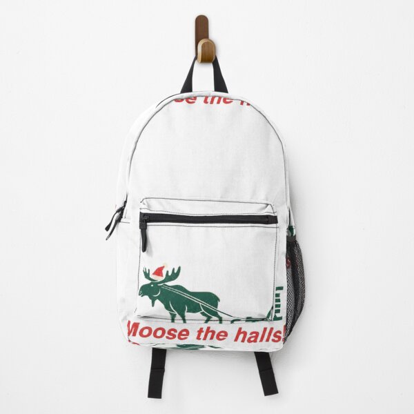 Item preview, Moose the Halls! Festive Holiday Pun designed and sold by MinimalistMint.