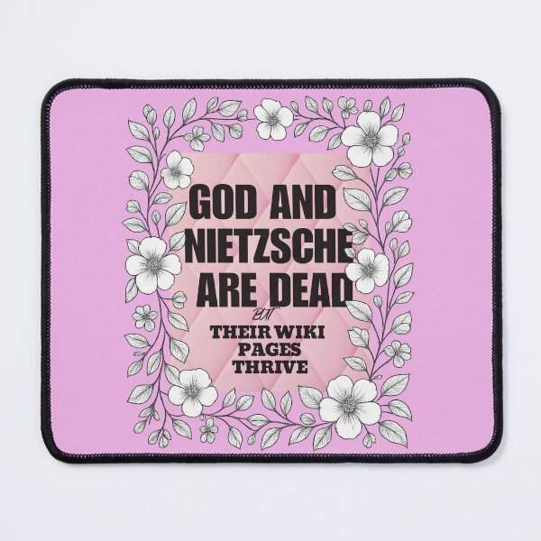 Item preview, Flowers for God and Nietzsche designed and sold by Reniferka Artifacts.