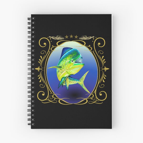 Item preview, Mahi Mahi Dolphin Fish Shield – Colorful Offshore Sportfishing Art designed and sold by Color4Nature.