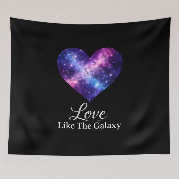 Item preview, Love Like The Galaxy – Heart Nebula Space Art – Romantic Cosmic  designed and sold by Custom Crest.