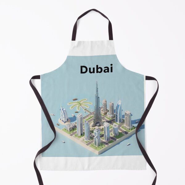 Item preview, Miniature 3D cartoon scene of Dubai designed and sold by Zazeyy.